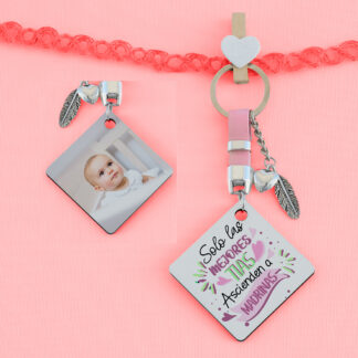 Llavero "Solo las mejores tías ascienden a madrinas"