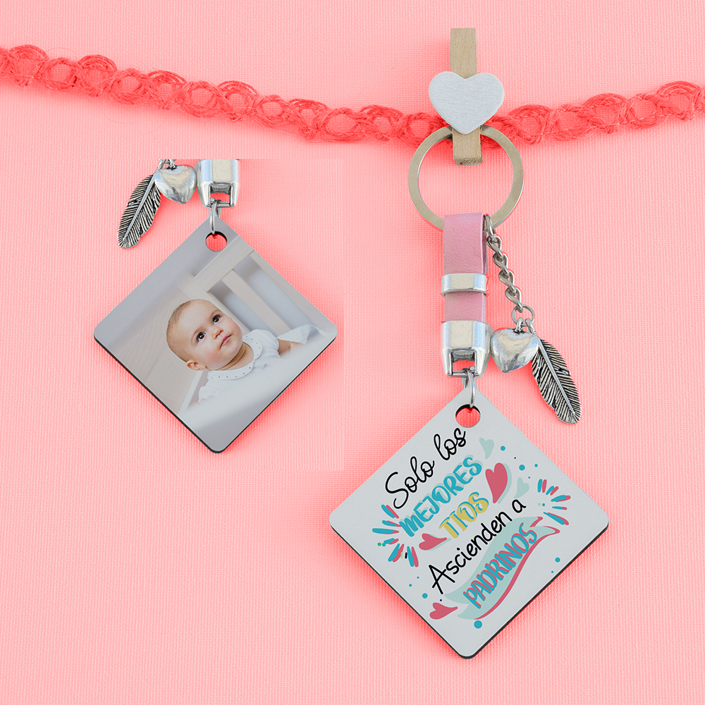 Llavero "Solo los mejores tíos ascienden a padrinos"