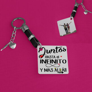 Llavero Juntos hasta el infinito y más allá