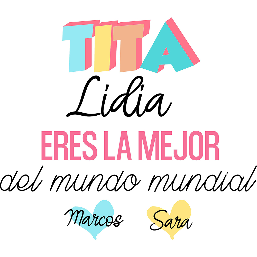 Llavero "Tita eres la mejor del mundo mundial" - Imagen 2