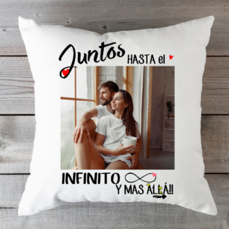 Cojín Juntos hasta el infinito y más allá