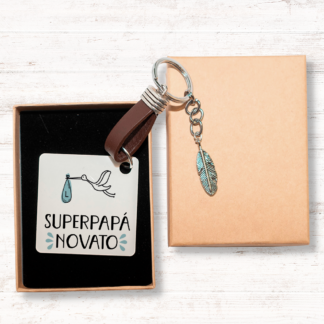 Llavero "Superpapá novato"