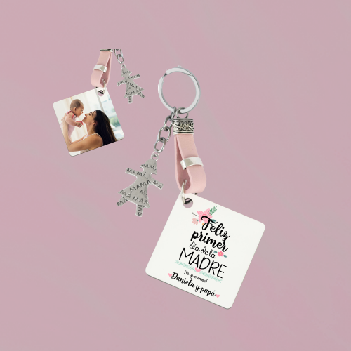 Llavero personalizado feliz día de la madre