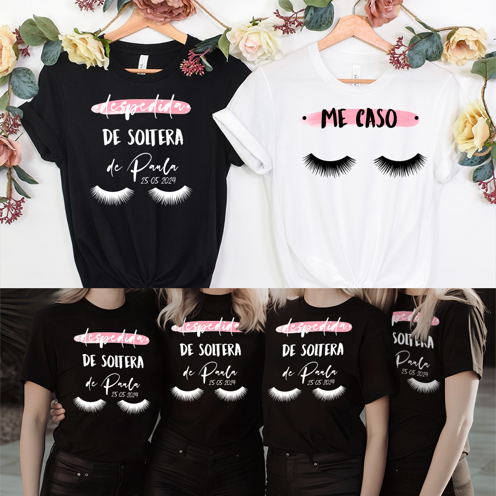 Pack camisetas despedida de soltera personalizada - Imagen 2