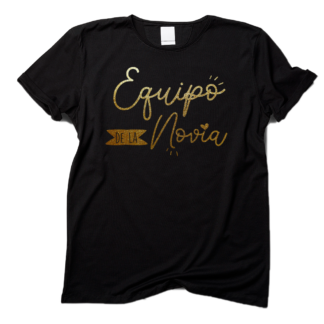 Camiseta "Equipo de la novia"