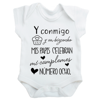 Body personalizado "Cumplemes"