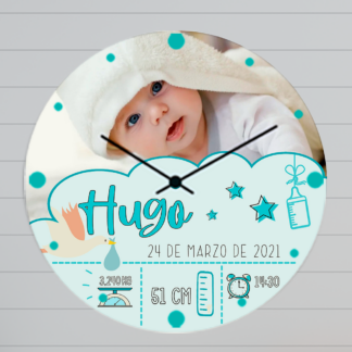 Reloj personalizado con natalicio