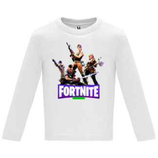 Camiseta manga larga Fortnite personajes