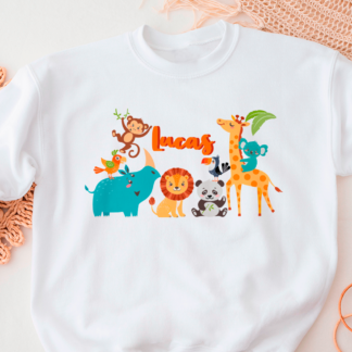 Sudadera personalizada Animalitos