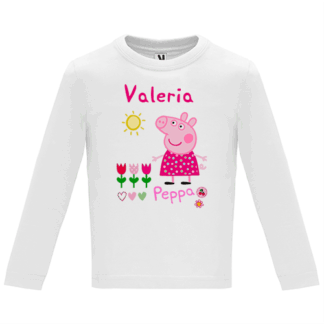 Camiseta manga larga Peppa Pig