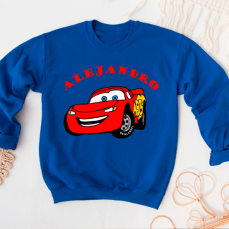 Sudadera personalizada Rayo Mcqueen