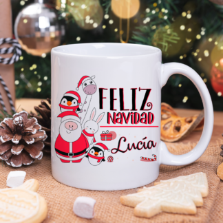 Taza personalizada "Feliz navidad"