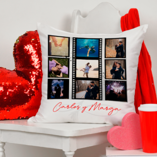 Cojín personalizado collage de fotos