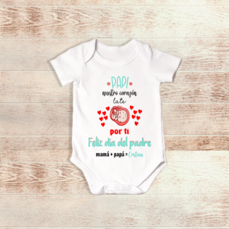 Body "Papi, nuestro corazón late por tí"