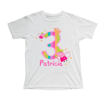 Camiseta cumpleaños Pepa corona