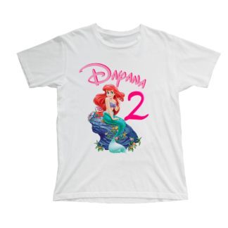 Camiseta cumpleaños sirenita