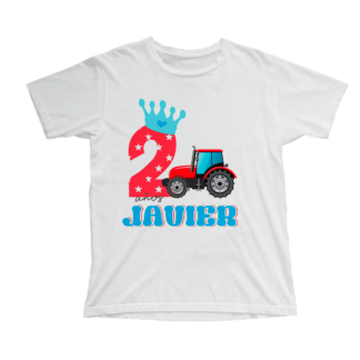 Camiseta cumpleaños tractor
