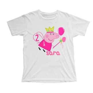 Camiseta cumpleaños Peppa Pig