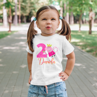 Camisetas personalizadas para cumpleaños infantil