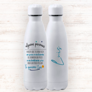 Botella personalizada "frase amigos"
