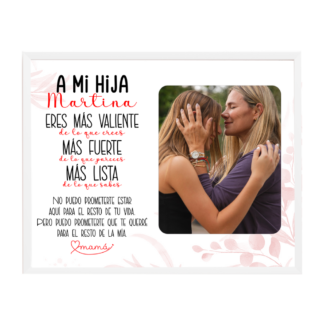Lámina personalizada "A mi hija"
