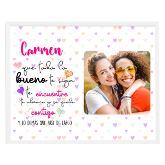 Lámina personalizada "Que todo lo bueno te siga"