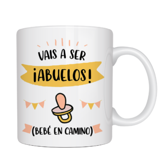 Taza "Vais a ser abuelos"