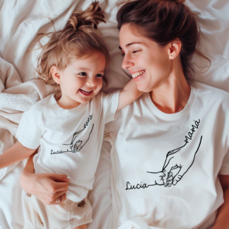 Pack manos enlazadas con nombres