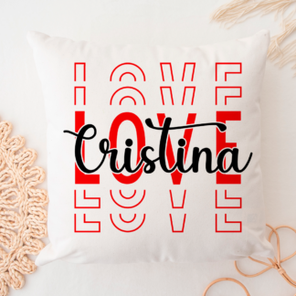 Cojín personalizado Love
