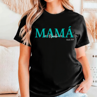 camiseta personalizada nombres “Mamá desde”