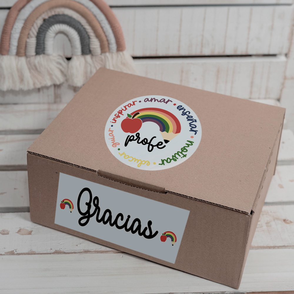 Botella personalizada "Se necesita un gran corazón para ayudar a formar pequeñas mentes" - Imagen 3