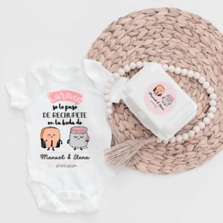 body personalizado «Se lo pasó de rechupete en la boda de…»